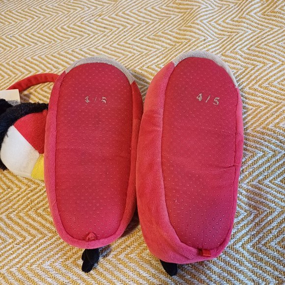 Kids Angry Birds Red Bird Plush Slippers 4/5 & Angry Birds Plush Earmuffs - Picture 2 of 8